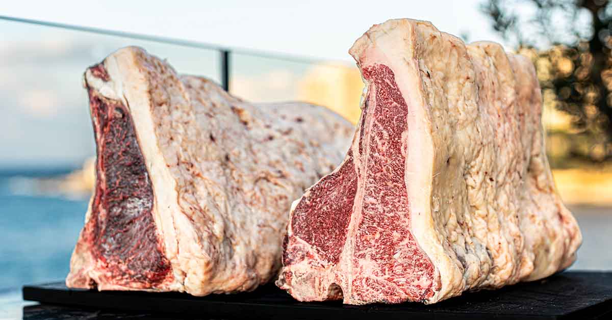 meat tasting