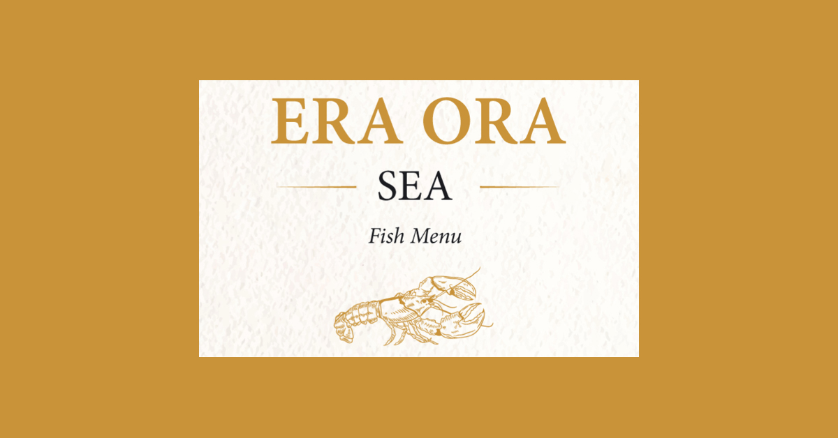 sea menu